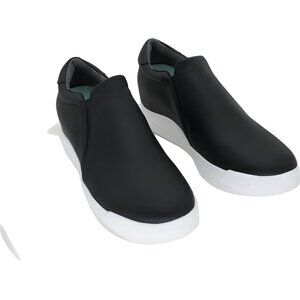 Dr. Scholl's Black and White Casual Wedge Shoes